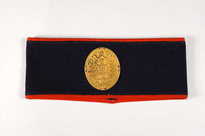 Uniform-Zubehör, Kaiserliche Reichspost, Armbinde für Aushelfer im Unterbeamtendienst