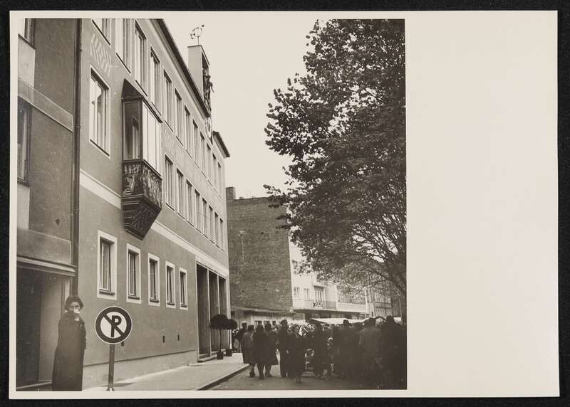 Fotografie, Postamt Bamberg 3, Amtseröffnung durch Bundespostminister Richard Stücklen