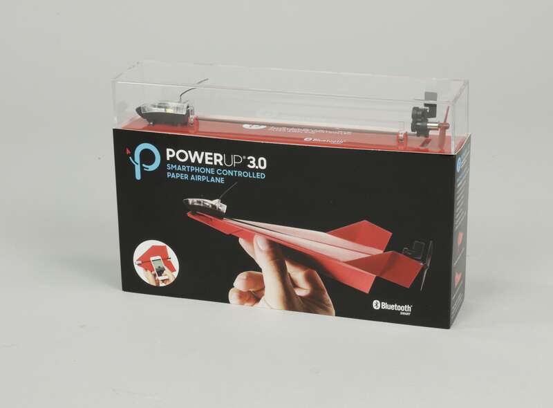 Kreativ-Set Powerup 3.0 mit smartphonegesteuertem Propeller für Papierflieger