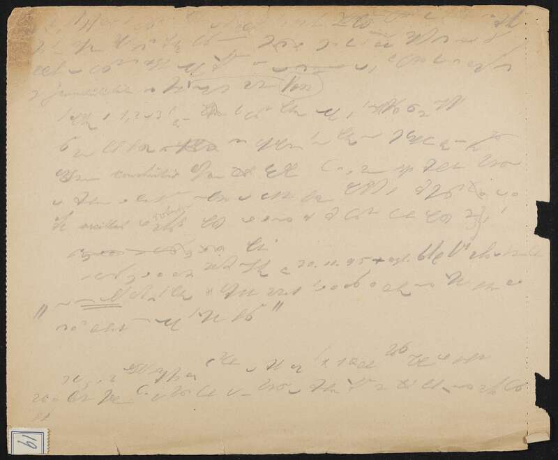 Manuskript in Stenografie