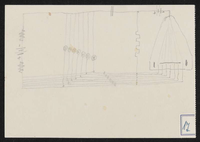 Technische Handskizze