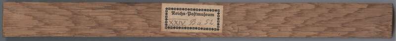 Spannholz für eine Druckform einer Tiegeldruckpresse (für Druckstöcke zum Briefmarkendruck)