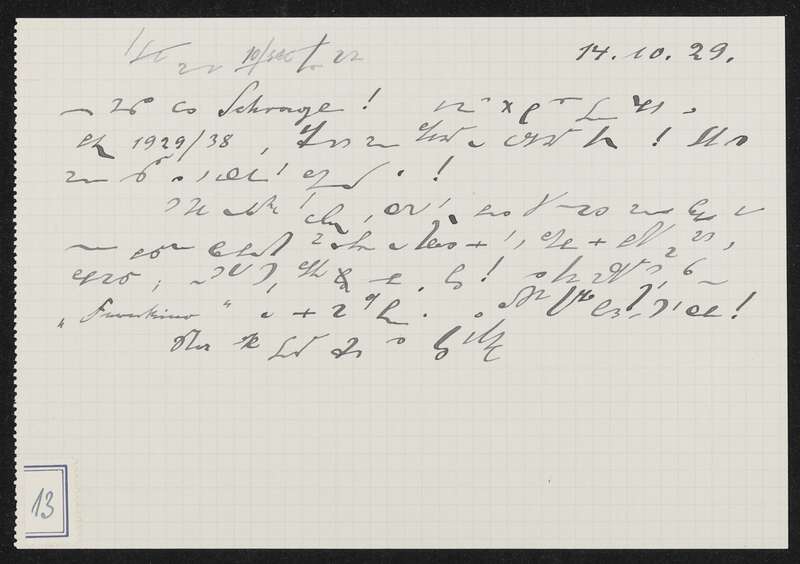 Briefentwurf in Stenografie