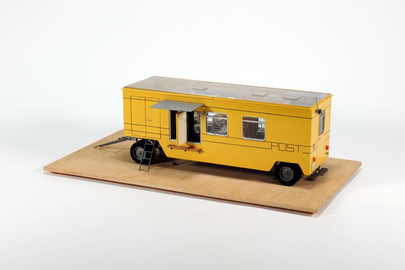 Modell, Fahrbares Postamt der Deutschen Post der DDR