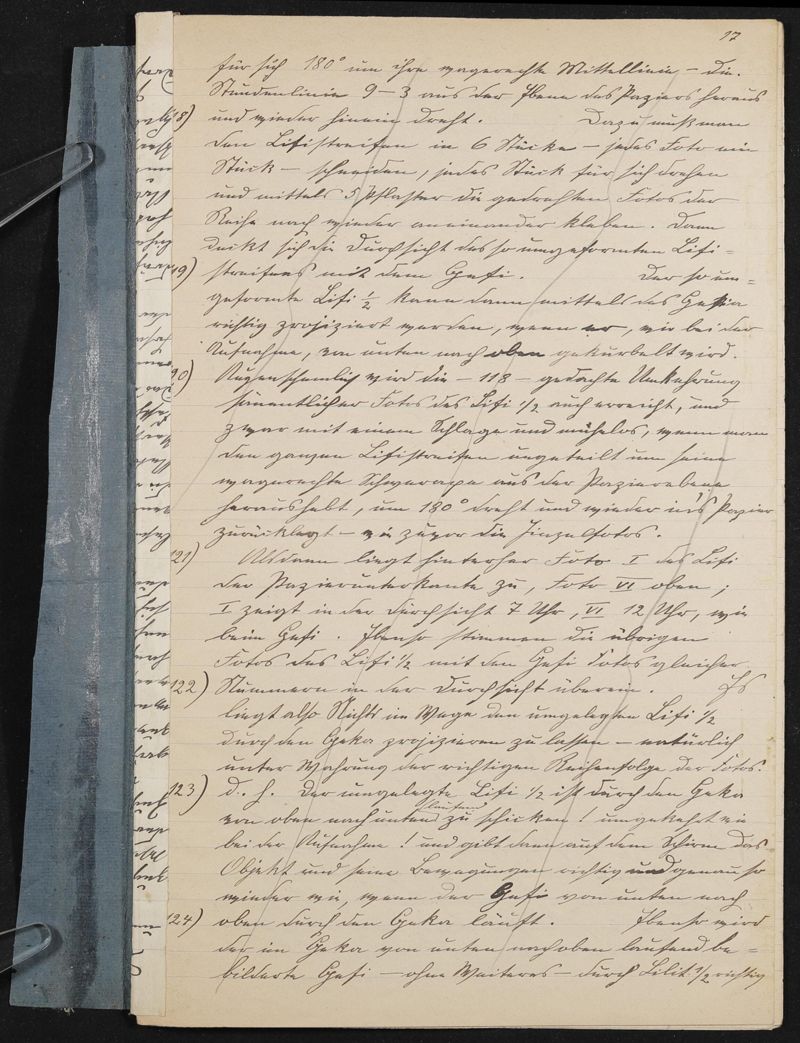 Manuskript, Patentanmeldung N 19954 VI / 57a²  Aufnehmen und Wiedergeben bewegter Bilder mit stetiglaufendem Bildband