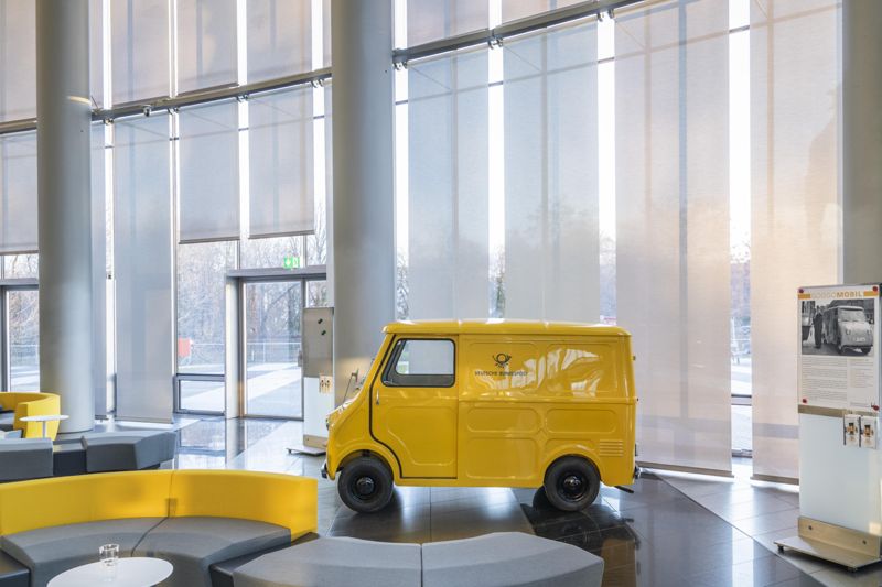Kleintransporter Goggomobil T 250 für die Briefkastenleerung