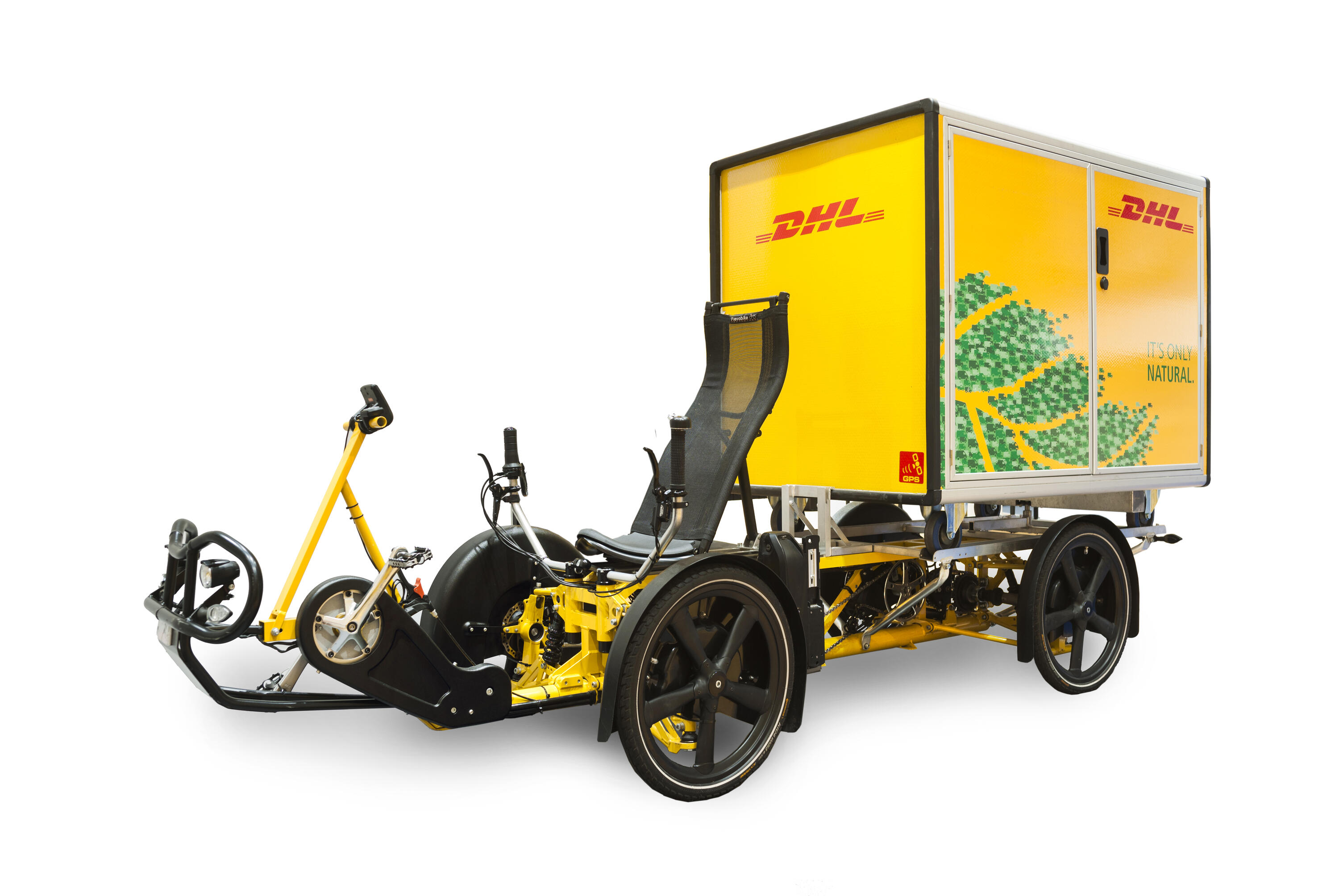 Lastenfahrrad / E-Bike DHL Cubicycle / Velove Armadillo ...