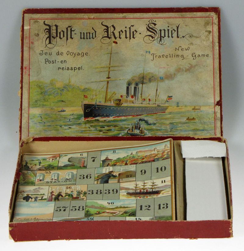 Brettspiel Post-und Reise-Spiel
