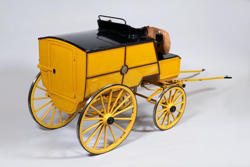 Modell, Güterpostwagen einspännig/ Karriolpost, Kaiserliche Reichspost