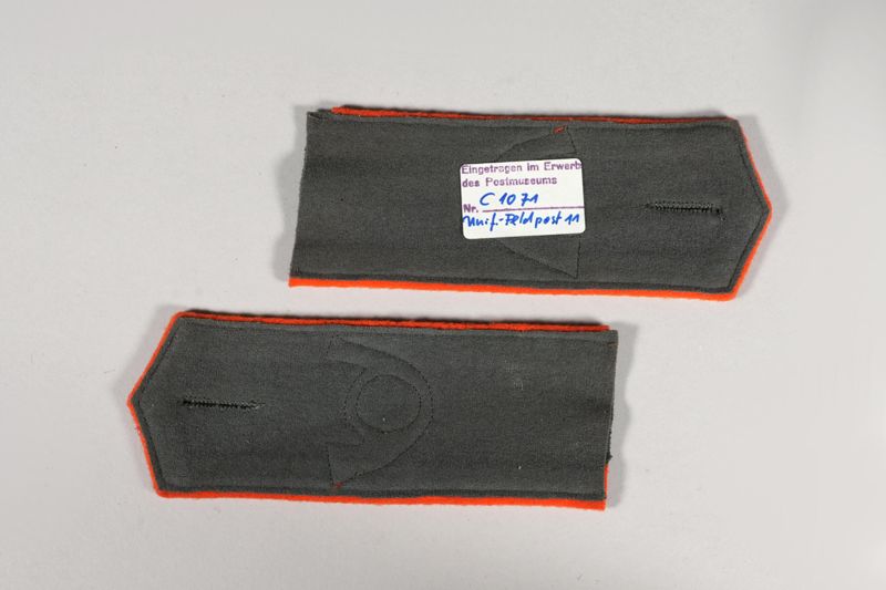 Uniform-Zubehör, Württembergische Feldpost, Schulterstücke (1 Paar), 1. Weltkrieg