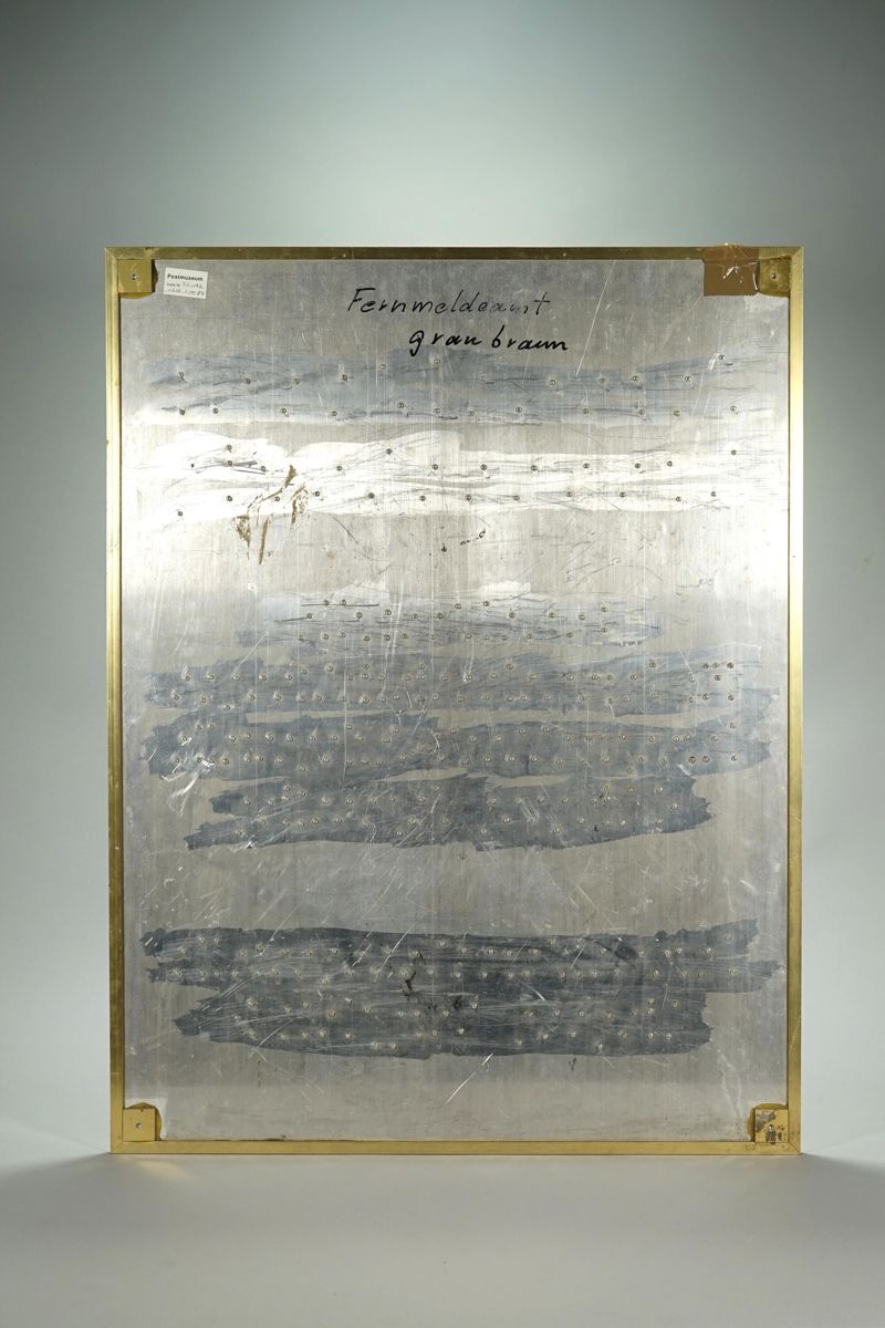 Schild, Fernmeldeamt Braunschweig, Anmeldestelle für Fernmeldeeinrichtungen Fernsprechbuch-Verlagsstelle, Fernmelderechnungsstelle, Deutsche Bundespost