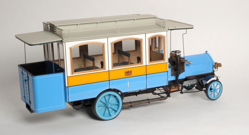 Modell, Bayern, Bus Daimler, Tölzer Kraftpostbus