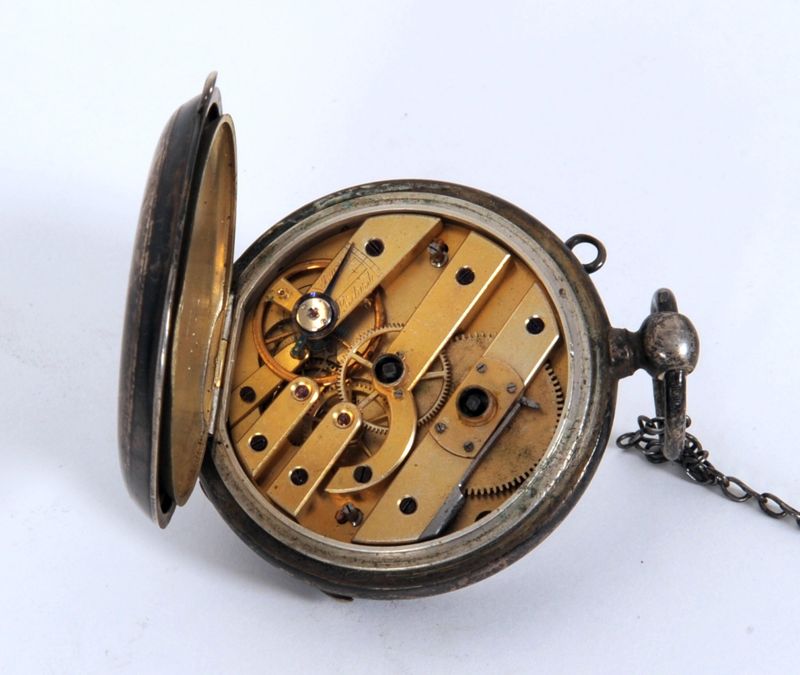 Uhr, Taschenuhr, Postillionsuhr