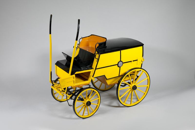 Modell, Wagen für Pakettransport der Kaiserlichen Reichspost