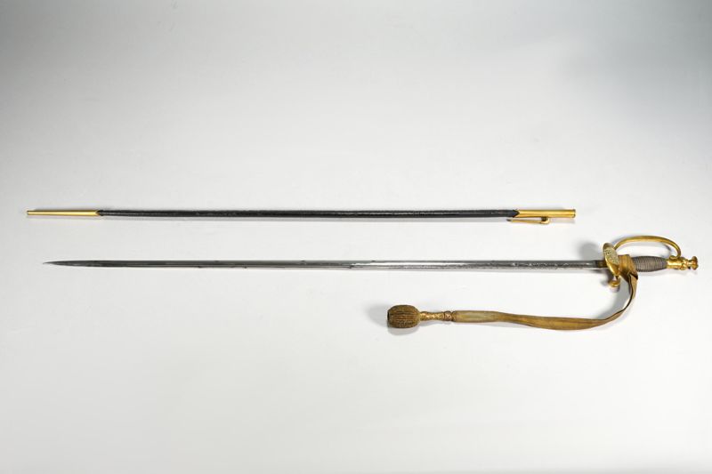 Uniform-Zubehör, Kaiserliche Reichspost, Galadegen des Postmeisters Friedrich Beyer (Hessen)