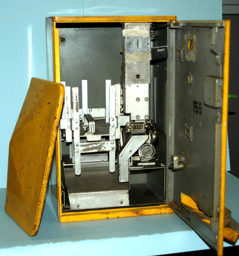 Postkartengeber der Deutschen Bundespost, verwendet in Nürnberg