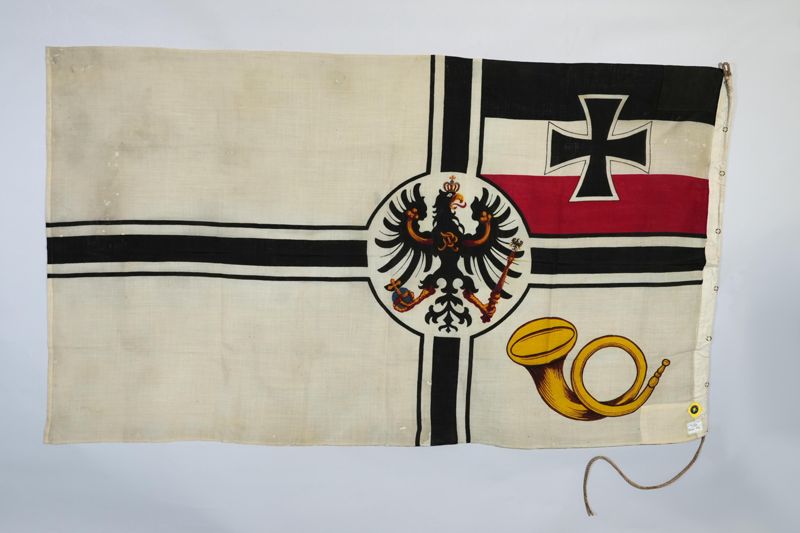 Fahne, Postflagge, Norddeutscher Bund (1868-1871) und Deutsches Kaiserreich (1871-1892)