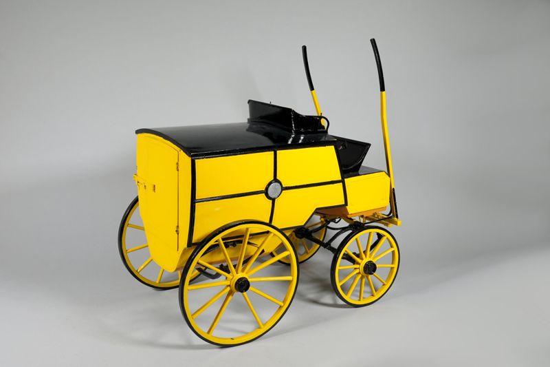 Modell, Wagen für Pakettransport der Kaiserlichen Reichspost