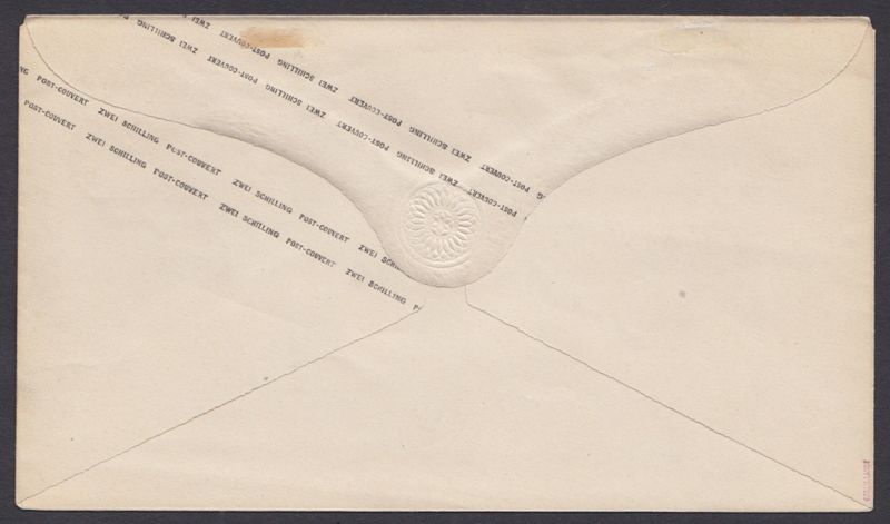 Hamburg (Deutschland/Altdeutschland) Ganzsache, Umschlag, Nr. U 4