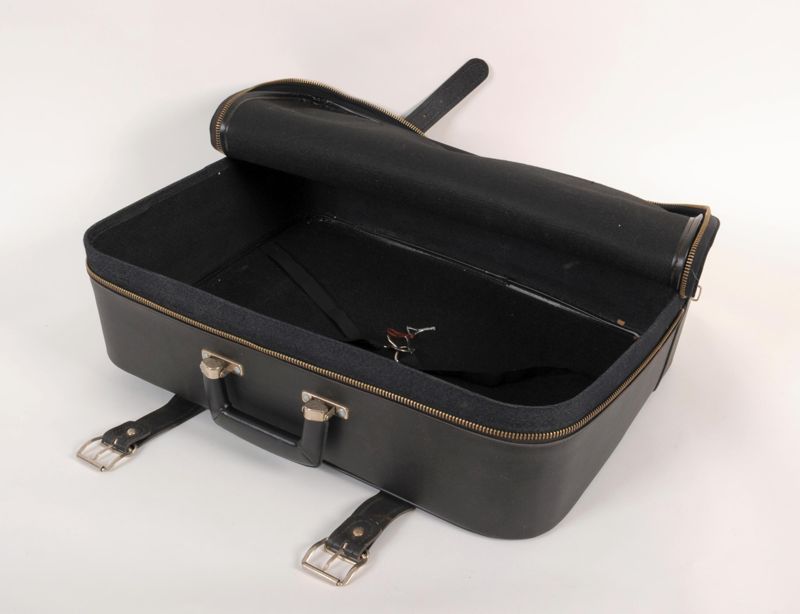 Koffer, Handkoffer (Kunstleder schwarz), DDR
