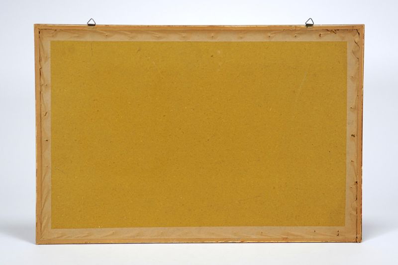 Uniform-Stoffprobe in Rahmen (Kopie 1950er), Hessen (Großherzogtum)