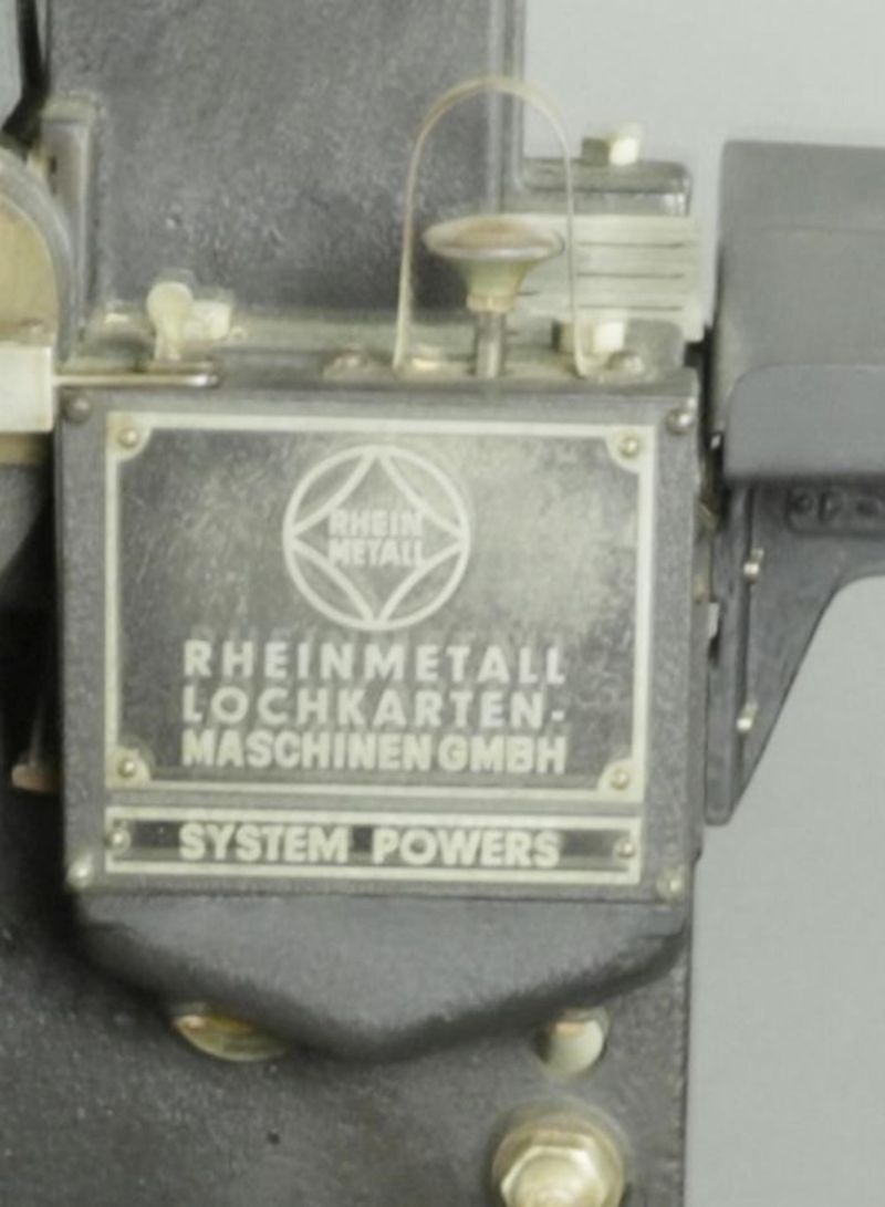 Lochkartensortierer System Powers