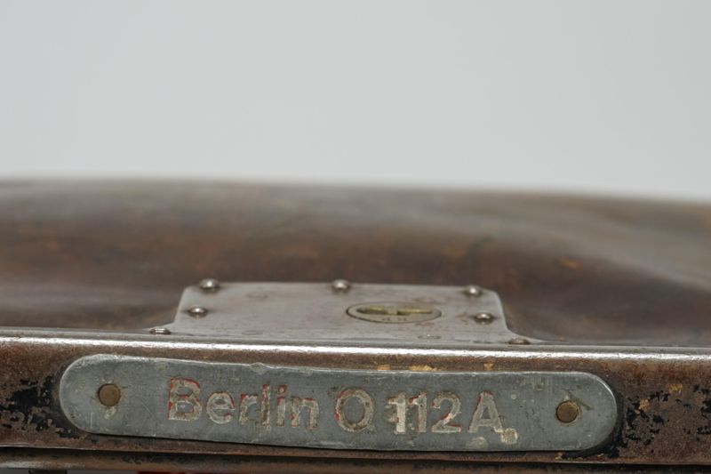 Tasche, Poststellentasche vom PA Berlin O 112 (Friedrichshain, Gabelsbergerstr. 16), Deutsche Reichspost