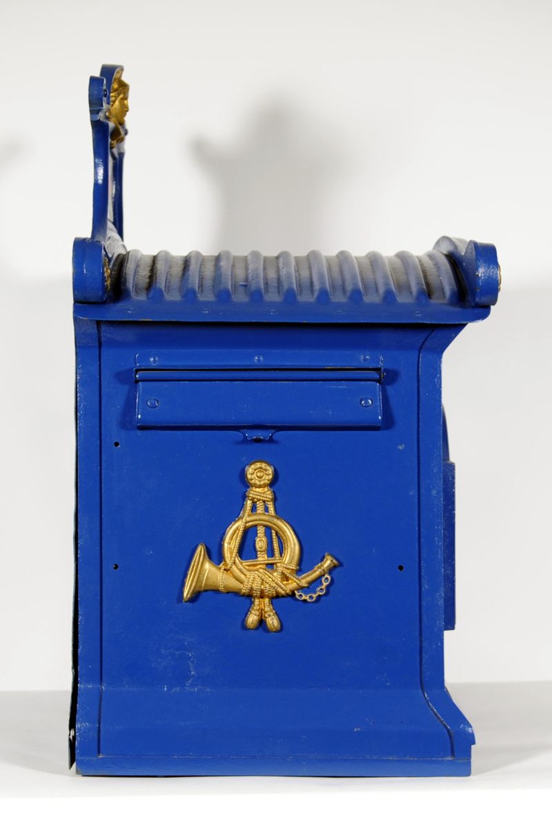 Briefkasten, Stadtbriefkasten, Kaiserliche Reichspost, Hainsberg (Sachsen), Rabenauer Straße