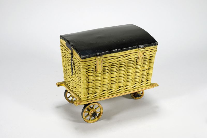 Modell, dreirädriger Pakethandwagen der Kaiserlichen Reichspost
