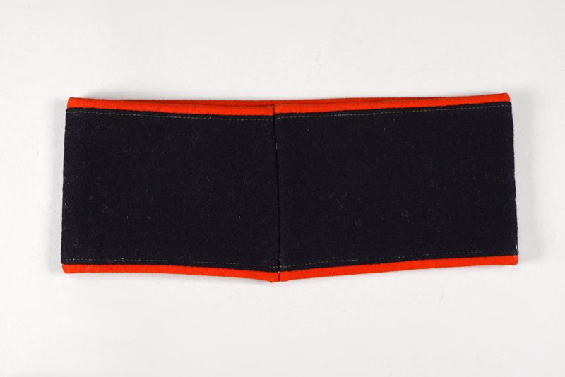 Uniform-Zubehör, Kaiserliche Reichspost, Armbinde für Aushelfer im Unterbeamtendienst