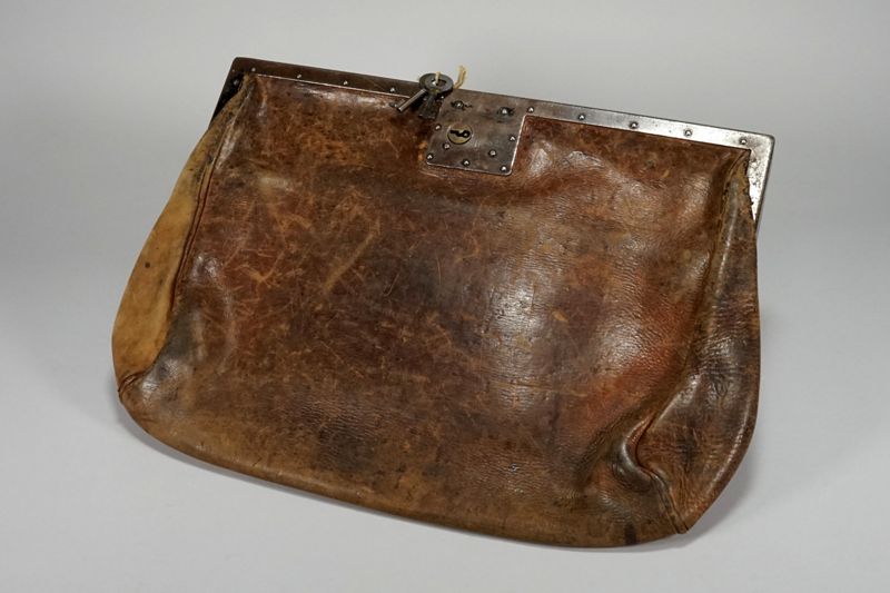 Tasche, Poststellentasche aus Sedelsberg (Oldenburg), Deutsche Reichspost