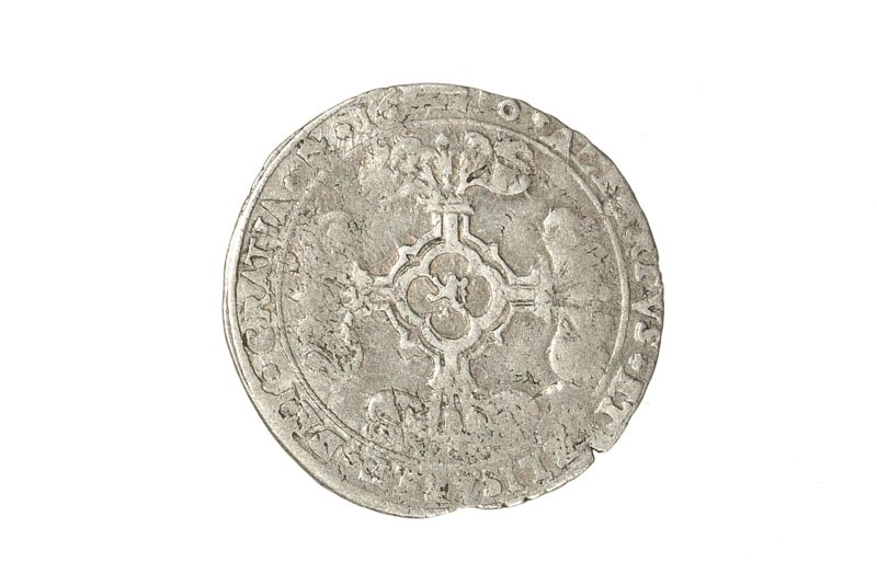 Münze, 3 Stuiver, Albrecht VII. von Österreich (Habsburg), Erzherzog und Stadthalter von Antwerpen, und Infantin Isabella Clara Eugenia, Spanische Niederlande