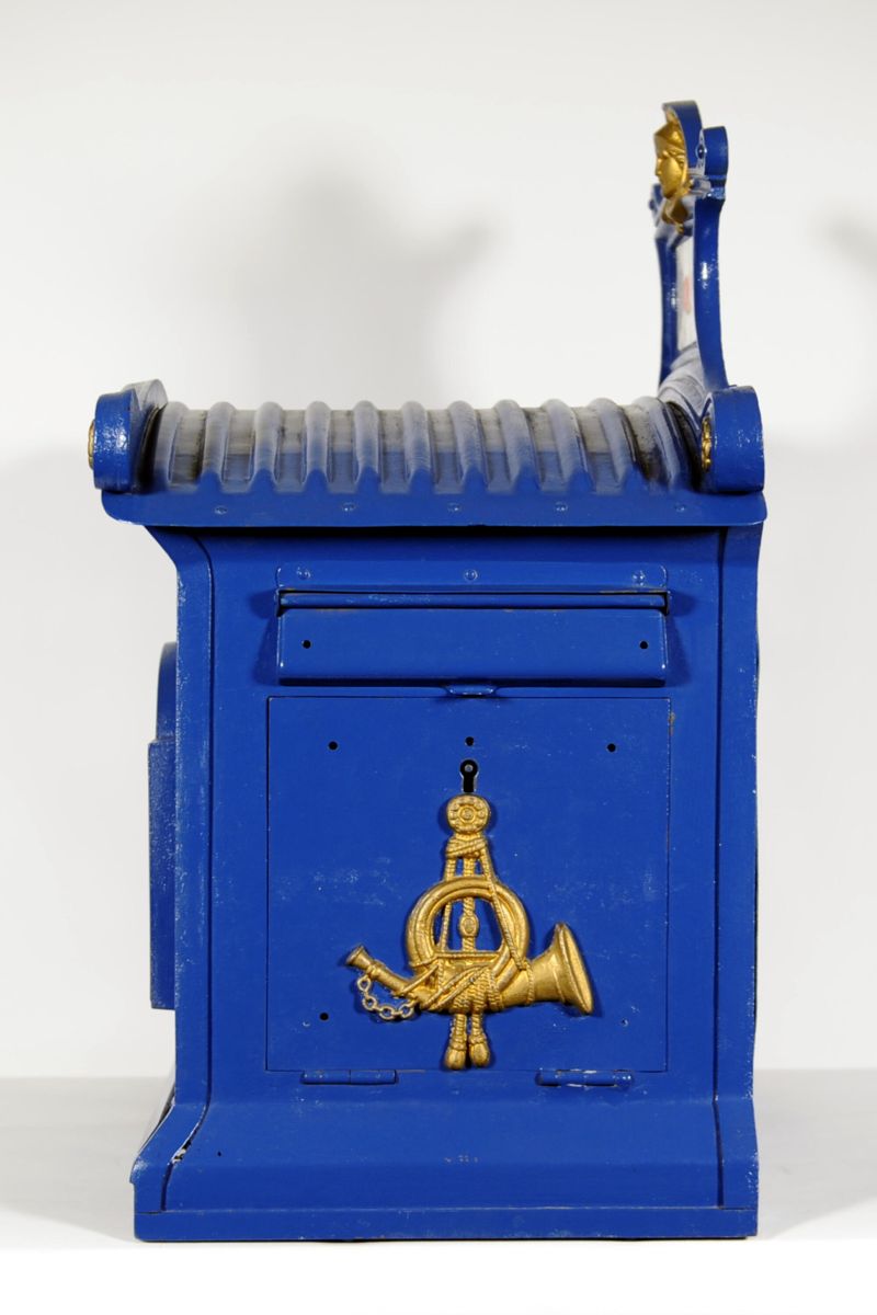 Briefkasten, Stadtbriefkasten, Kaiserliche Reichspost, Hainsberg (Sachsen), Rabenauer Straße