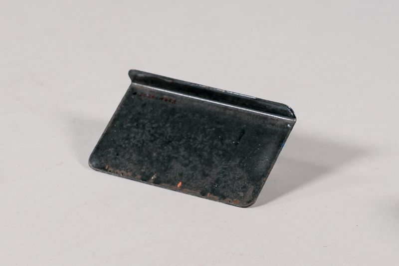 Briefkasten-Zubehör, Leerungsanzeiger-Schild Sonntag in Frakturschrift für Landbriefkasten der Deutschen Reichspost
