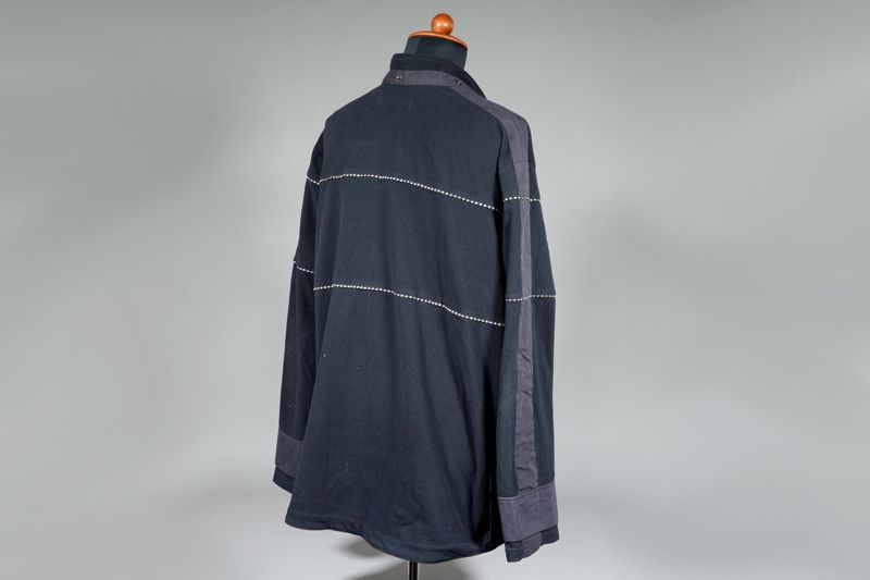 Unternehmensbekleidung der Deutschen Telekom AG, leichte Fleece-Übergangsjacke mit Druckknöpfen für eine Kapuze