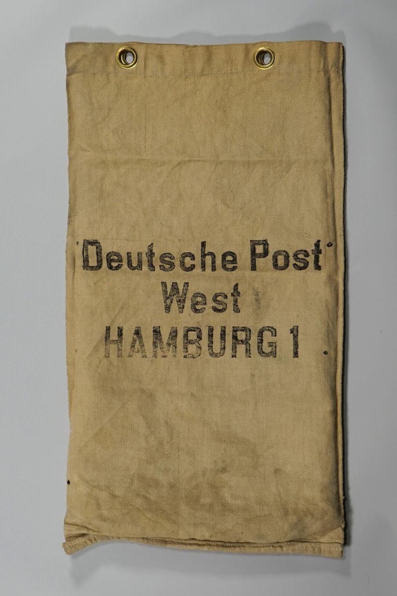 Postbeutel, Deutsche Post (West), Hamburg 1, 11/49