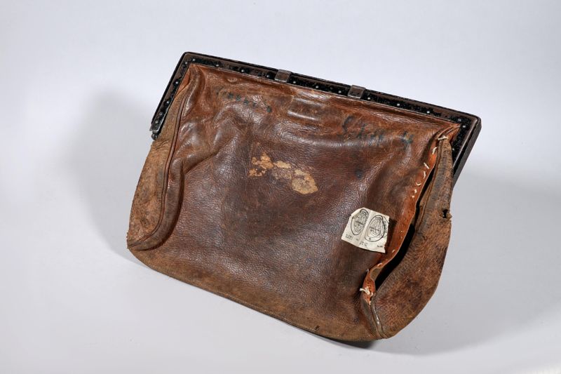 Tasche, Poststellentasche vom Postamt Schiffweiler (Saarland) der Deutschen Bundespost