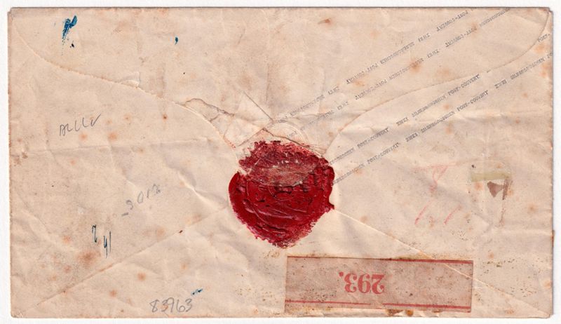 Paketbegleitbrief von Myslowitz nach Rostock als Ganzsache Preußen (Deutschland/Altdeutschland) Nr. U 12 A