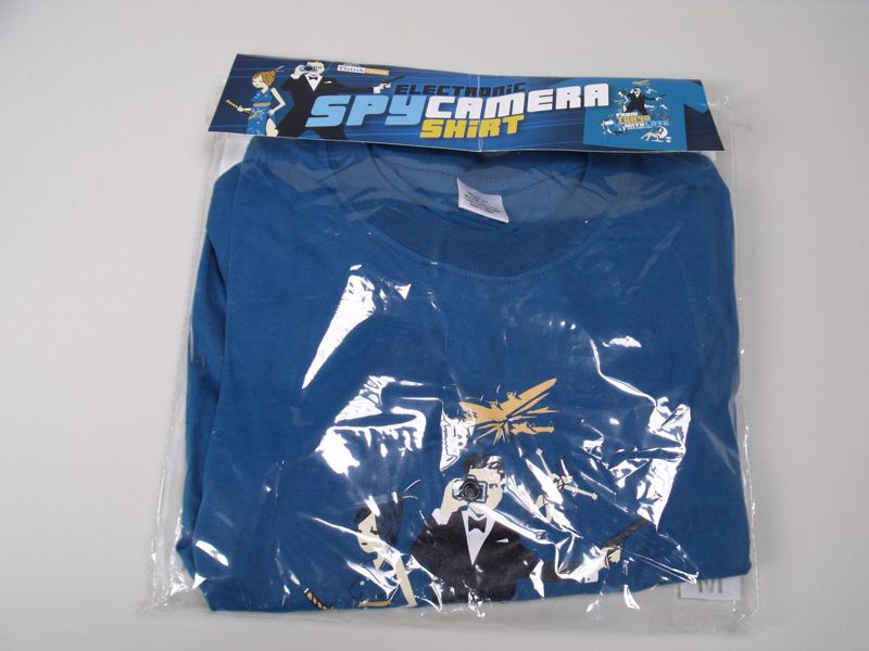 T-Shirt mit eingebauter Spionagekamera /Überwachungskamera