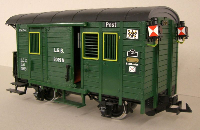 Spielzeug-Bahnpostwagen LGB 3019 N
