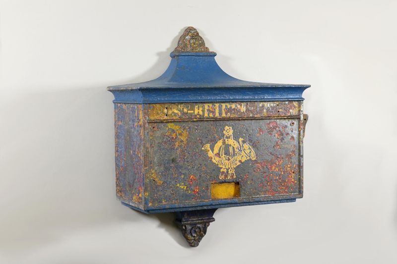 Briefkasten, Landbriefkasten, Kaiserliche Reichspost, Post=Briefkasten