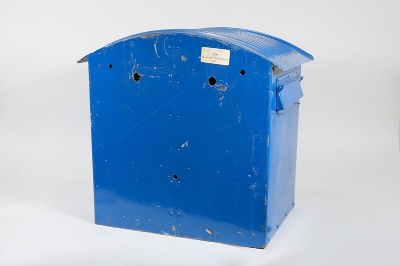 Briefkasten, Straßenbriefkasten in Würfelform, Kaiserliche Reichspost