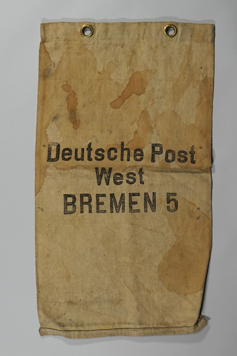 Postbeutel, Deutsche Post (West), Bremen 5, 11/49