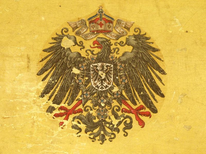 Modell, Handkarre/ Paketzutellwagen der Kaiserlichen Reichspost