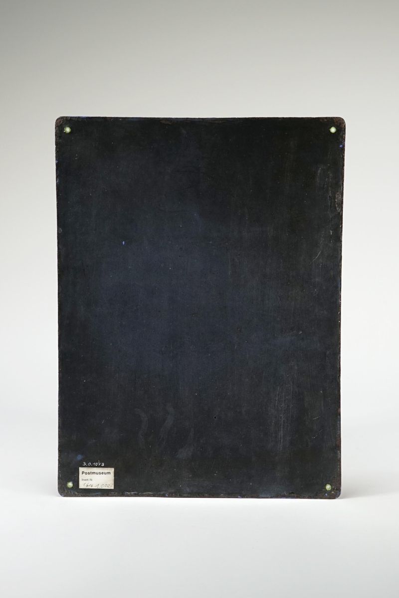 Schild, Amtliche Verkaufsstelle für Postfreimarken, Postkarten etc., Kaiserliche Reichspost