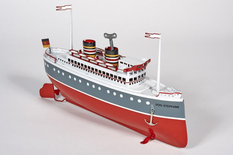Blechspielzeug Postdampfer Von Stephan