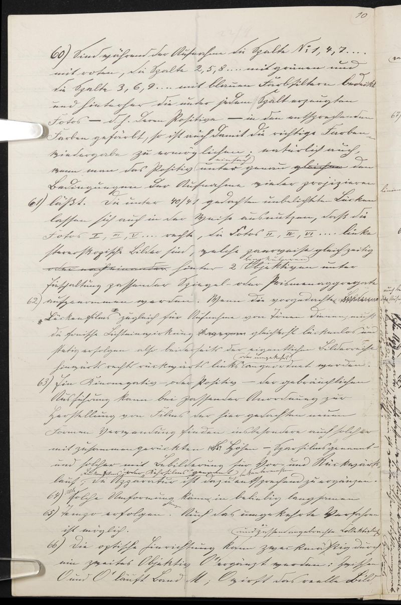 Manuskript, Patentanmeldung N 19954 VI / 57a²  Aufnehmen und Wiedergeben bewegter Bilder mit stetiglaufendem Bildband