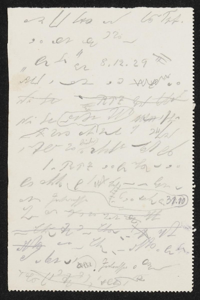 Notizen in Stenografie