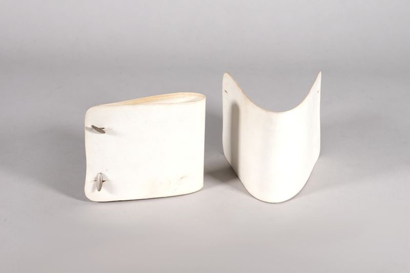 Manschetten mit Manschettenknöpfen aus dem Nachlass eines Postlers