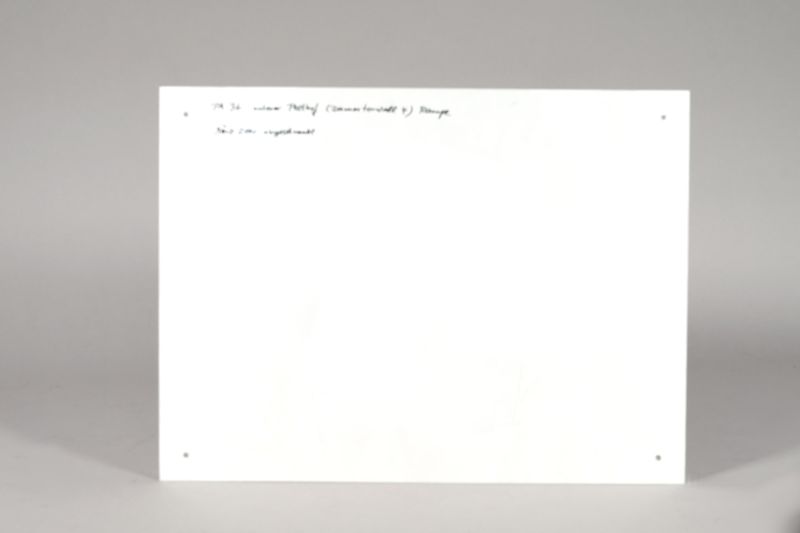 Schild, „Klingel für Einlieferer von Postsendungen beim Postamt Hamburg 36 (Stephansplatz), unterer Posthof im Dammtorwall 4 (Rampe)